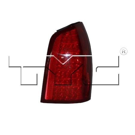 Tyc Tyc Tail Light Assembly, 11-5939-00 11-5939-00